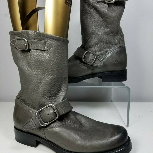 Frye boots Veronica women Short Boot gray leather
